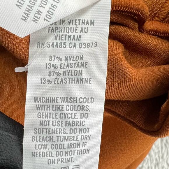 NEW Aerie XS Offline Orange Brown High Rise Leggings - Picture 8 of 10